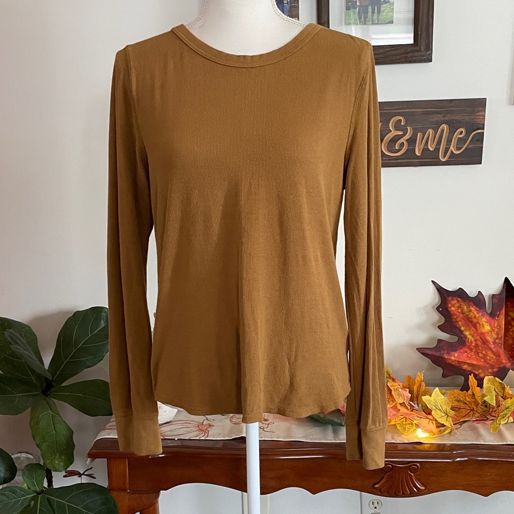 Thread & Supply Women's Long Sleeve Brown Top